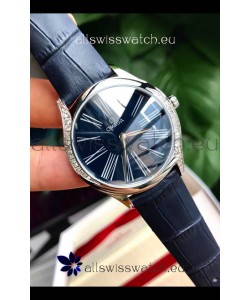 Omega De Ville Tresor Edition Swiss Quartz Watch 36MM Steel Casing Blue Dial