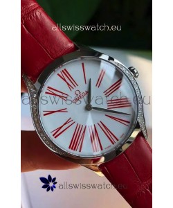 Omega De Ville Tresor Edition Swiss Quartz Watch 36MM Steel Casing White Dial
