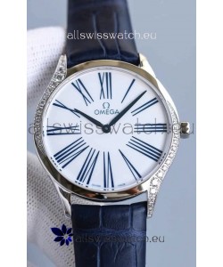 Omega De Ville Tresor Edition Swiss Quartz Watch 36MM Steel Casing White Dial