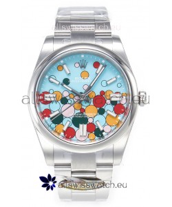 Rolex Oyster Perpetual Super Clone REF# 124300 Celebration Dial in 41MM ETA 3230 Replica Watch 