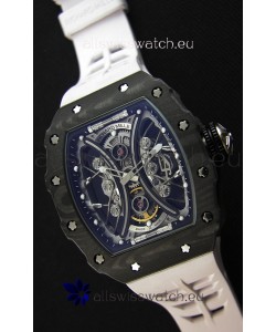 Richard Mille RM53-01 Pablo Mac Donough Black Carbon Case Swiss Replica Watch 