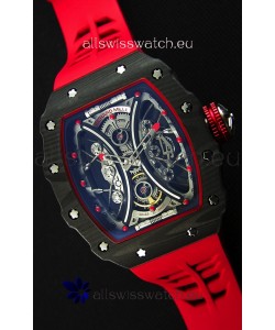 Richard Mille RM53-01 Pablo Mac Donough Red Carbon Case Swiss Replica Watch 