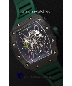 Richard Mille RM35-02 Rafael Nadal Forged Carbon Case with Green Strap 