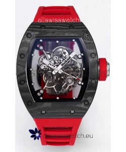 Richard Mille RM055 Black Carbon Casing 1:1 Superclone Genuine Tourbillon Watch 