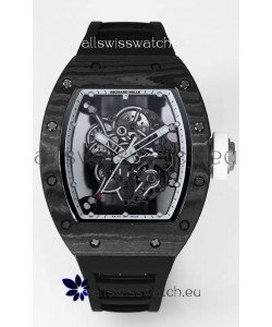 Richard Mille RM055 Black Carbon Casing 1:1 Superclone Genuine Tourbillon Watch 