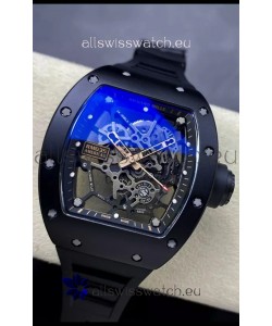 Richard Mille RM035 AMERICAS Black DLC & Rose Gold Casing 1:1 Swiss Replica Watch 