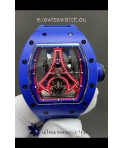 Richard Mille RM52-03 Paris Saint-Germain Tourbillon Blue Ceramic Swiss Replica Watch 
