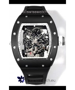 Richard Mille Super Clone RM055 Ceramic Casing with Genuine Tourbillon Watch 