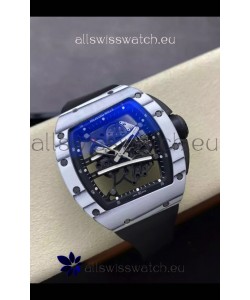Richard Mille Super Clone RM61-01 Yohan Blake White Quartz NTPT Casing Tourbillon Movement 
