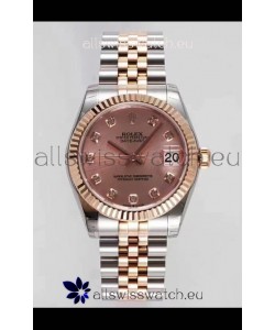 Rolex Datejust 31MM Cal.3135 Movement Swiss Replica Champange Dial Jubilee Strap - Ultimate 904L Steel Watch