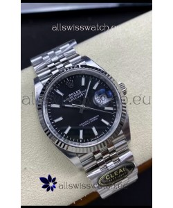 Rolex Datejust Cal.3235 Movement 1:1 Mirror Replica 904L Steel 36MM - Black Dial