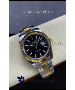 Rolex Datejust M126333 41MM ETA3235 72 Hours Power Black Dial Oyster 1:1 Mirror Replica Yellow Gold 904L Steel
