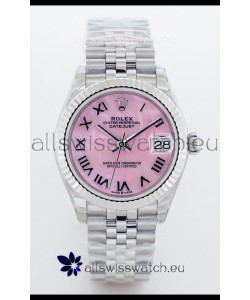 Rolex Datejust M126234 36MM ETA2836 Pink Mother of Pearl Dial - Roman Numerals 