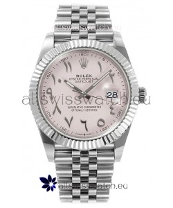 Rolex Datejust M126300 41MM ETA3235 Pink Arabic Dial - 904L Steel Casing 