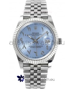 Rolex Datejust M126300 41MM ETA3235 Ice Blue Arabic Dial - 904L Steel Casing 
