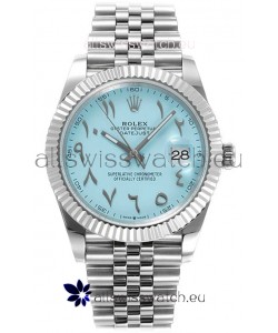 Rolex Datejust M126300 41MM ETA3235 Tiffany Blue Arabic Dial - 904L Steel Casing 