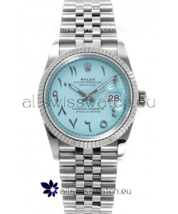 Rolex Datejust M126234 36MM ETA3235 Tiffany Blue Dial - 904L Steel Casing 