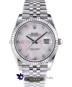 Rolex Datejust 126334 41MM ETA3235 72 Hours Power Pearl Dial Jubilee 1:1 Mirror Replica