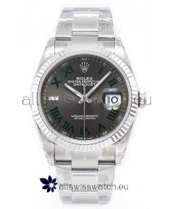 Rolex Datejust 126330 Wimbledon 41MM ETA3235 Grey Dial 72 Hours Power 1:1 Mirror Replica