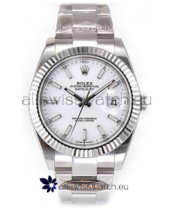 Rolex Datejust 126334 41MM ETA3235 72 Hours Power White Dial Oyster 1:1 Mirror Replica