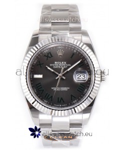 Rolex Datejust 126334 Wimbledon 41MM ETA3235 Slate Dial 72 Hours Power 1:1 Mirror Replica