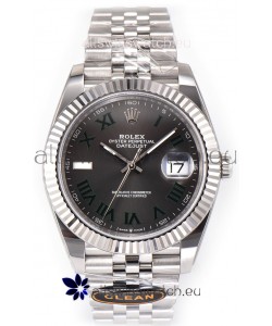Rolex Datejust 126334 Wimbledon 41MM ETA3235 Slate Dial Jubilee 72 Hours Power 1:1 Mirror Replica