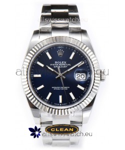 Rolex Datejust 126334 41MM ETA3235 72 Hours Power Blue Dial Oyster 1:1 Mirror Replica
