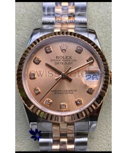 Rolex Datejust 278271 31MM Swiss Replica in 904L Steel in Champange Dial - 1:1 Mirror Replica