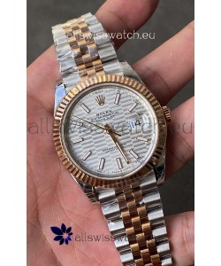 Rolex Datejust Cal.3235 Movement 1:1 Mirror Replica 904L Steel 41MM - Silver Fluted Motif Dial