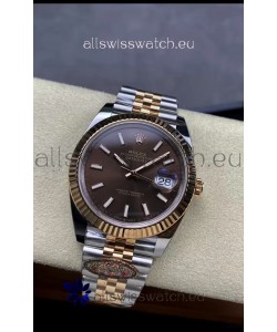 Rolex Datejust 126331 41MM ETA 3235 Swiss 1:1 Mirror Replica Watch in Rose Gold 904L Steel