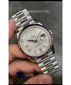 Rolex Day Date Presidential 904L Steel 40MM - Grey Dial 1:1 Mirror Quality Watch