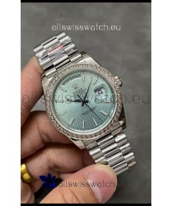 Rolex Day Date Presidential 904L Steel 40MM - Blue Patterned Dial 1:1 Mirror Quality Watch