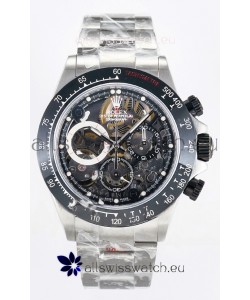 Rolex Daytona Super Clone Artisans De Geneve Stainless Steel Watch Black Ceramic Bezel Watch