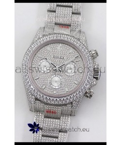 Rolex Cosmograph Daytona 904L Steel ICED OUT Cal.4130 Movement - 904L Steel Watch