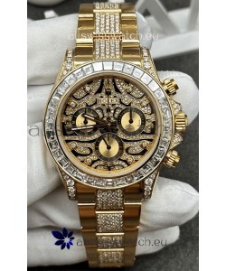 Rolex Cosmograph Daytona "Eye of the Tiger" Edition in 904L Yellow Gold 1:1 Mirror Replica Watch
