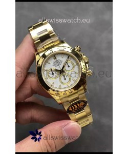 Rolex Cosmograph Daytona M126518 Yellow Gold Casing and White Dial Original Cal.4131 Movement