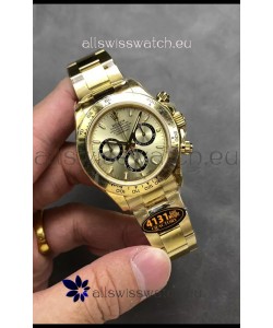 Rolex Cosmograph Daytona M126518 Yellow Gold Casing and Gold Dial Original Cal.4131 Movement