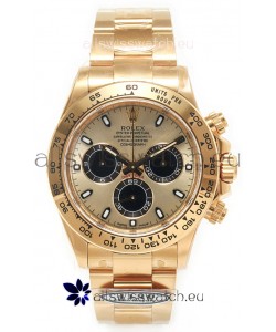 Rolex Cosmograph Daytona M116508 Yellow Gold Casing and Gold Dial Original Cal.4131 Movement