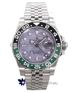 Rolex GMT Masters II 126720 Cal.3285 Pink Meteorite Dial 904L Steel in Jubilee Strap Swiss Replica