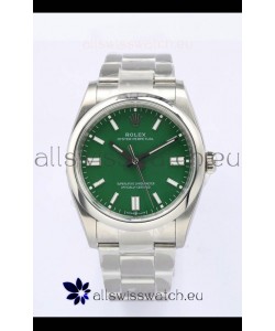 Rolex Oyster Perpetual REF#126000 36MM Swiss Movement Swiss Replica Green Dial 904L Steel 1:1 Mirror Replica Watch