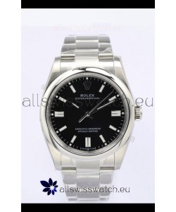 Rolex Oyster Perpetual REF#126000 36MM Swiss Movement Swiss Replica Black Dial 904L Steel 1:1 Mirror Replica Watch