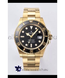 Rolex Submariner 41MM Date Ceramic Gold m126618ln - Replica 1:1 Mirror - Ultimate 904L Steel Watch