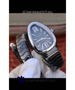 Bvlgari Serpenti Edition Black Ceramic Replica Watch in 1:1 Mirror Quality 