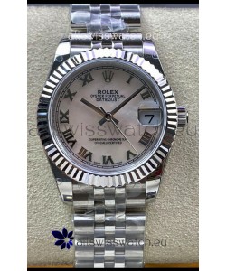 Rolex Datejust 178384 31MM Swiss Replica in 904L Steel in Pearl Dial - 1:1 Mirror Replica