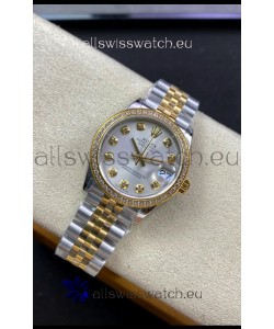 Rolex Datejust 278383 31MM Swiss Replica in 904L Steel Two Tone Yellow Gold Pearl Dial 1:1 Mirror Replica