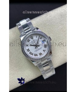Rolex Datejust 278384 31MM Swiss Replica in 904L Steel in White Dial - 1:1 Mirror Replica