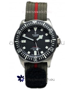 Tudor Pelagos FXD Titanium Casing 1:1 Mirror Replica Black Dial in Green Nato Strap