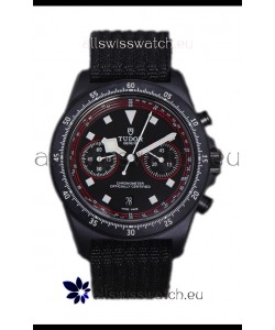 Tudor Pelagos FXD Chronograph Carbon Casing 1:1 Mirror Replica Black Dial in Nato Strap