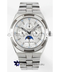 Vacheron Constantin Overseas Perpetual Calendar Ultra-Thin Steel Dial with Steel Strap