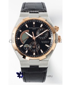 Vacheron Constantin Power Reserve Black Dial Two Tone Black Dial Swiss Replica Watch